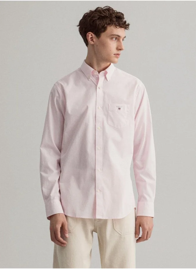 غانت Gant Regular Fit Banker Broadcloth Shirt