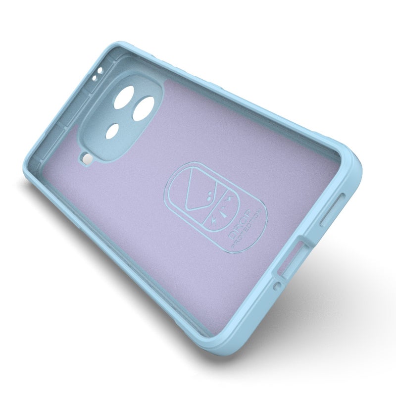 HuHa Case Cover For vivo iQOO Z9 Turbo 5G Magic Shield TPU + Flannel Phone Case(Dark Green) - Image 5