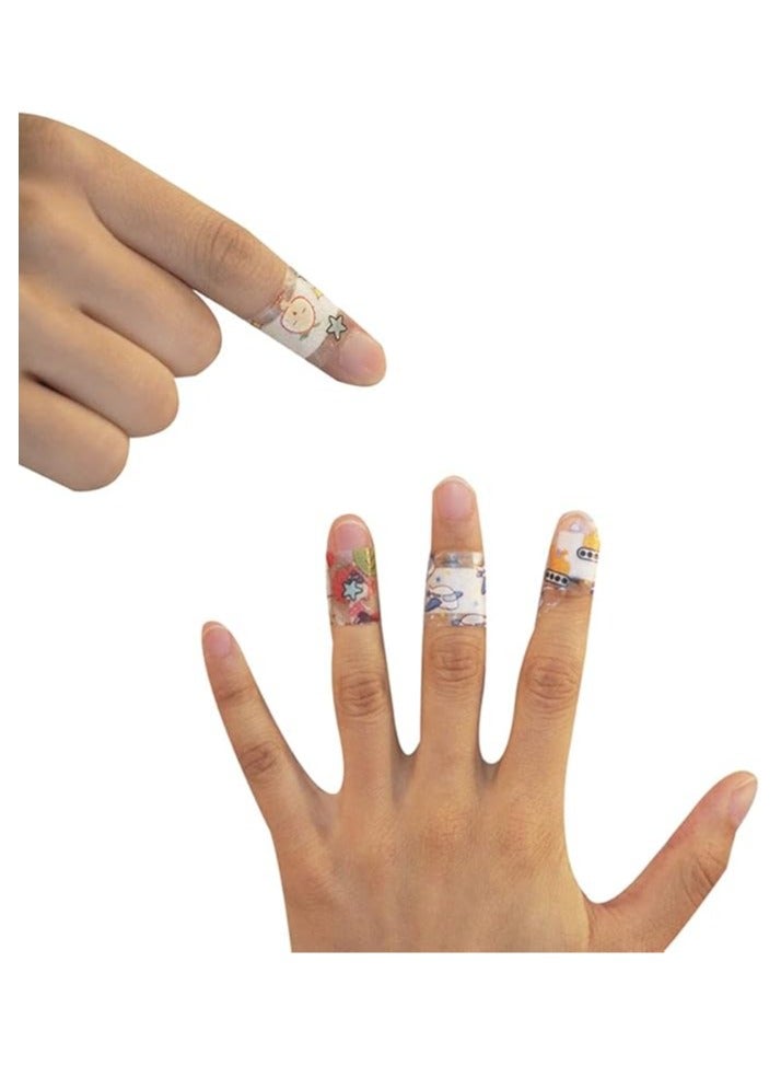 Cartoon Bandages 120Pcs Adhesive Bandages Disposable Waterproof Transparent Animals Stickers for Kids - Image 4