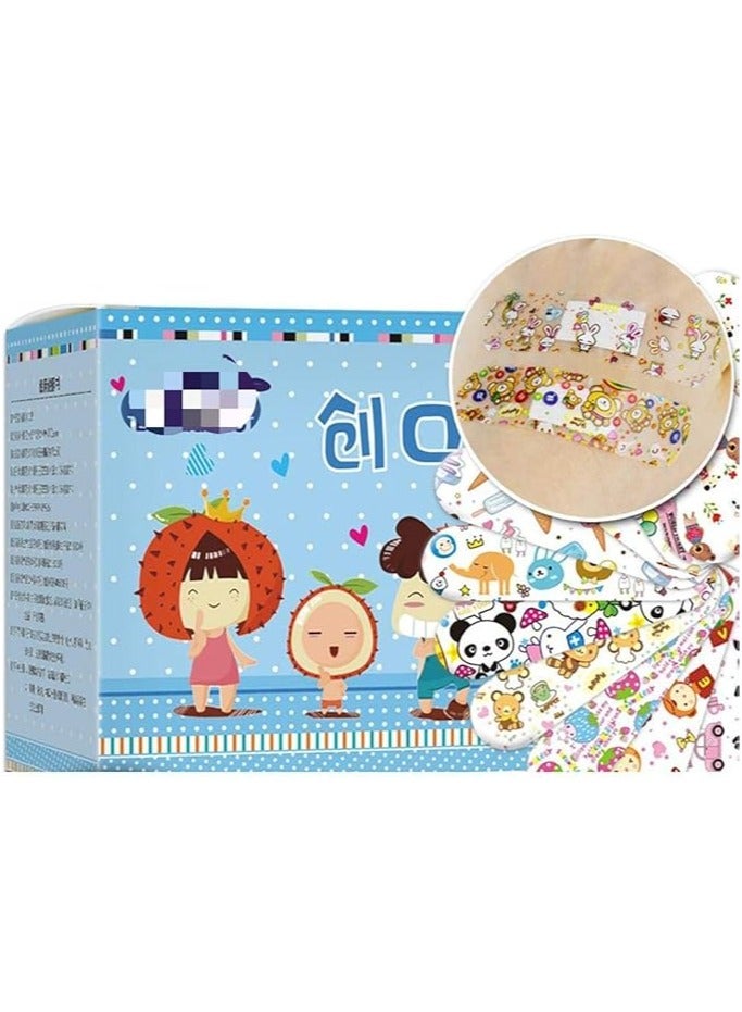 Cartoon Bandages 120Pcs Adhesive Bandages Disposable Waterproof Transparent Animals Stickers for Kids - Image 5