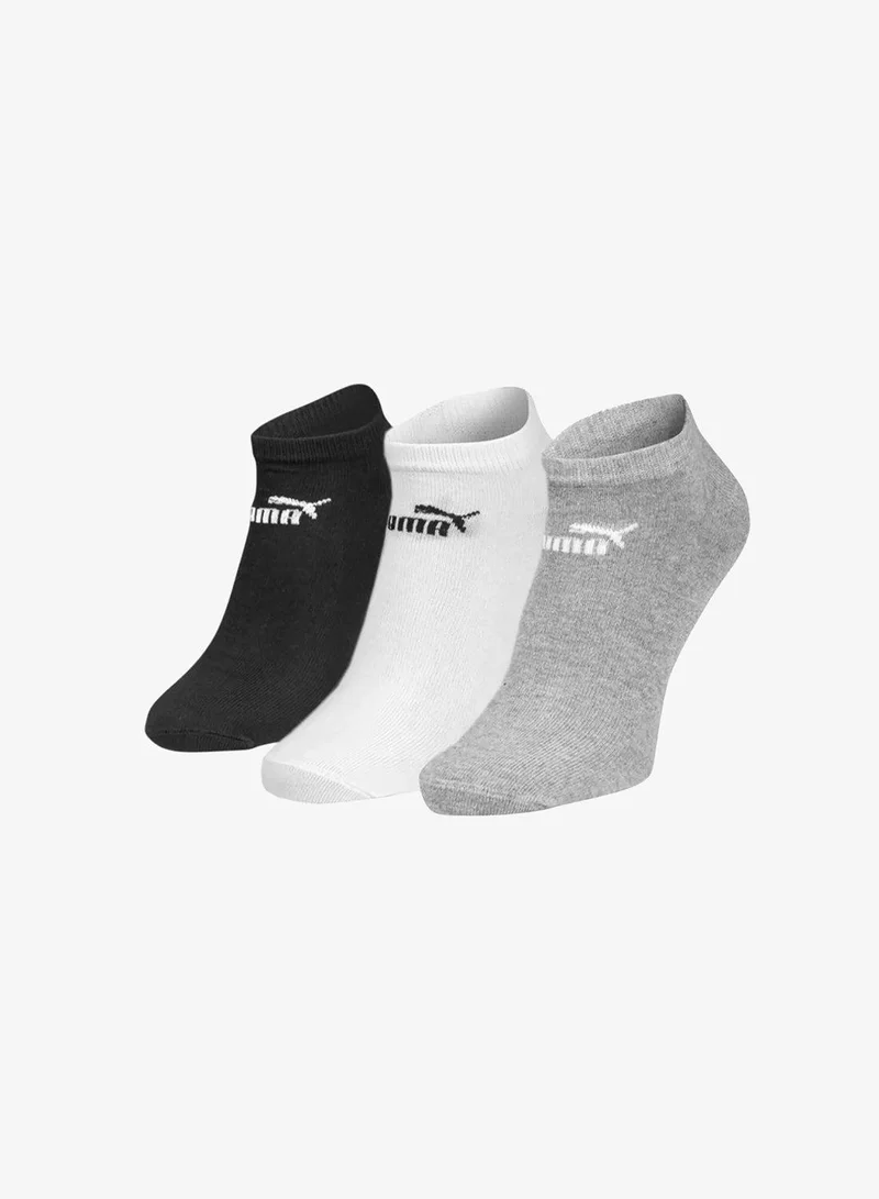 PUMA 3 Pack Plain Sneaker Socks