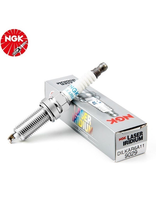 NGK DILKAR6A-11 Laser Iridium Spark Plugs Set of 4 – High Performance, Long Life Ignition Plug (9029) - Image 2