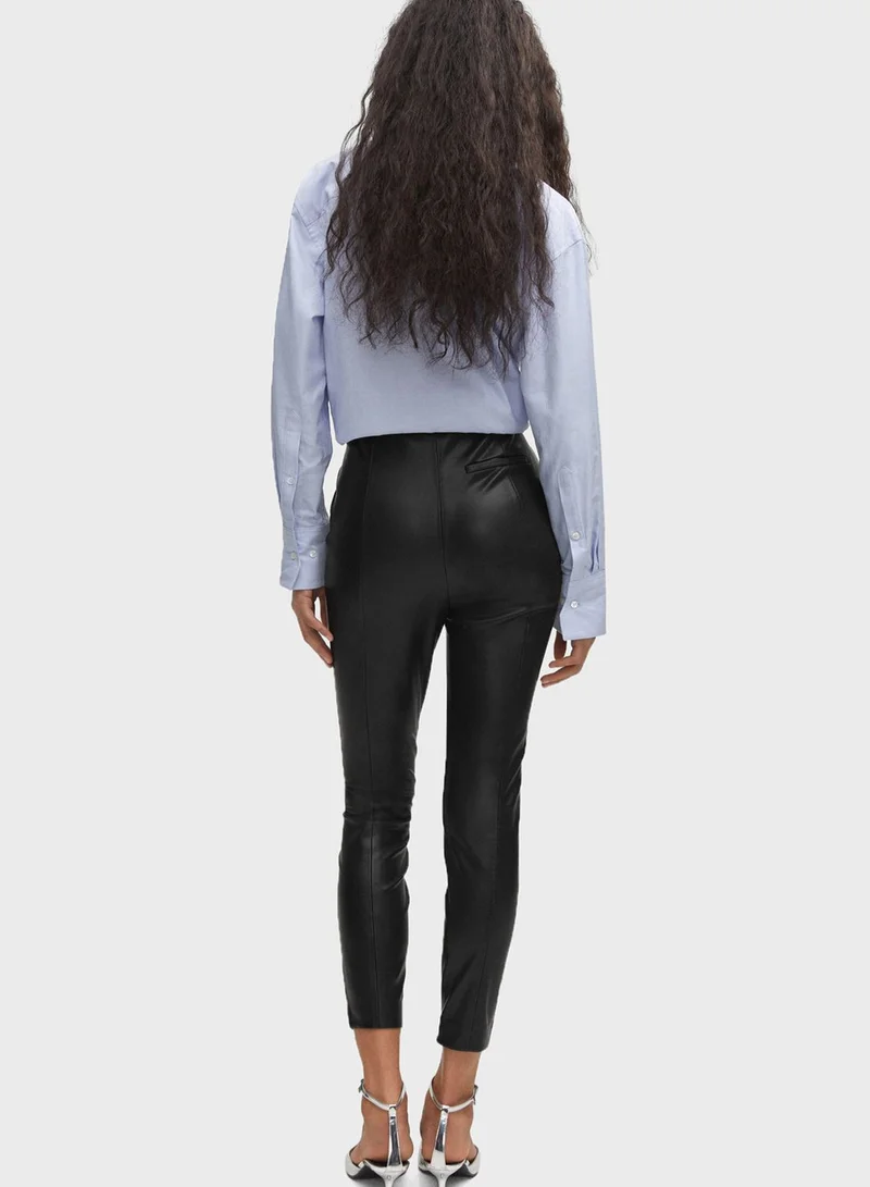 MANGO High Waist Leggings