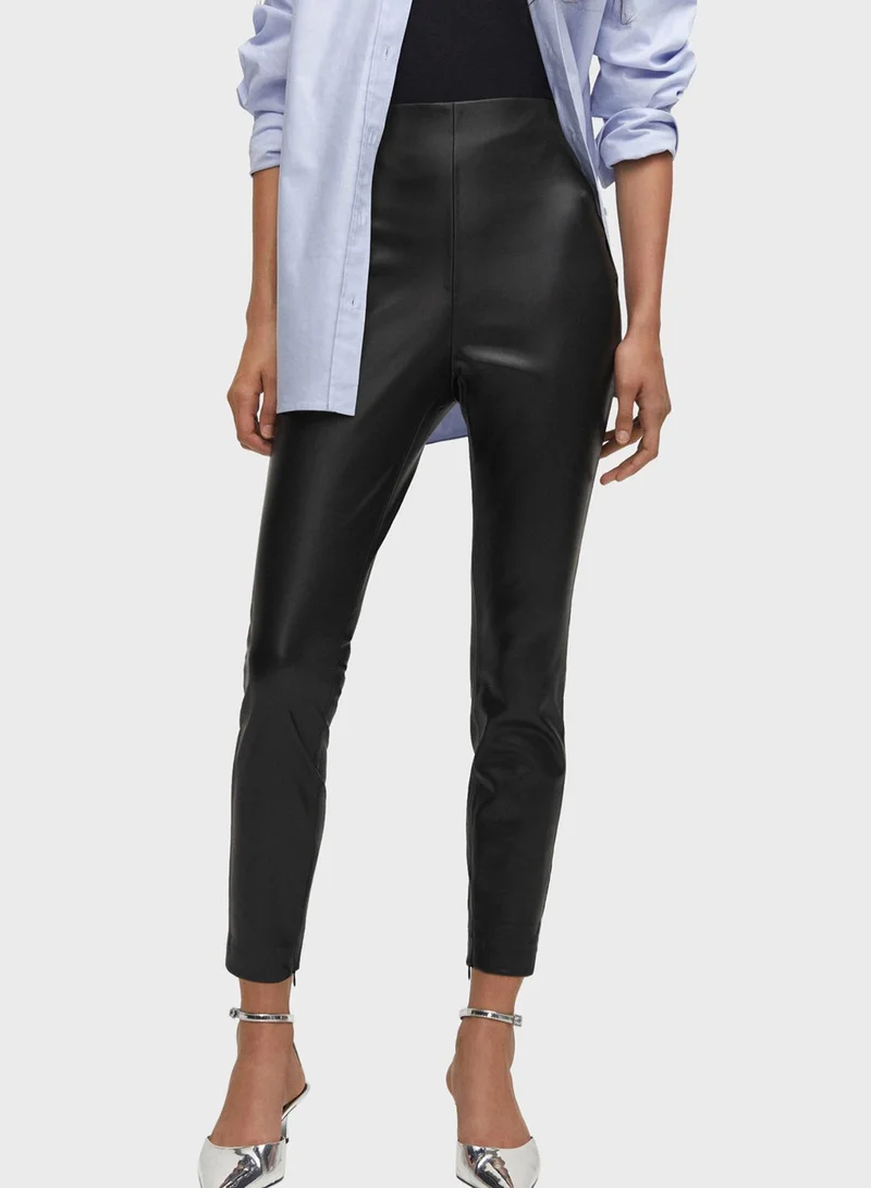 MANGO High Waist Leggings
