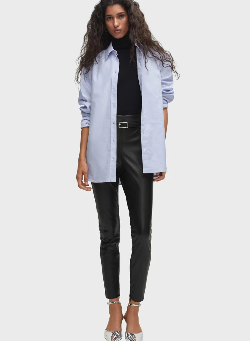 MANGO High Waist Leggings