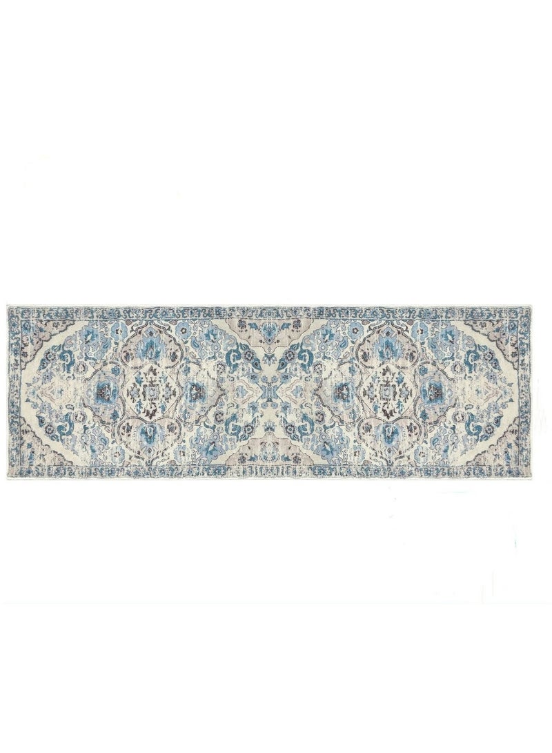 【Bohemian Vintage Rug】Non-Slip Hallway & Living Room Carpet | Anti-Wear Bedside Rug with Stain-Resistant Polyester | Easy Clean Home Decor Floor Mat - Image 1