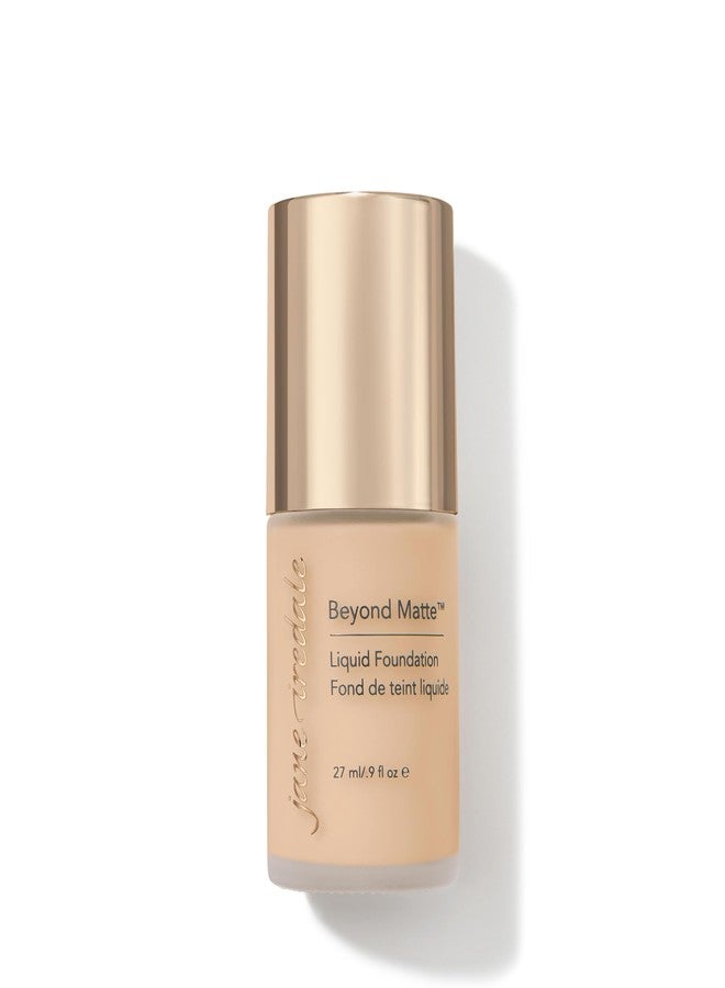 Jane Iredale Beyond Matte 3-in-1 Liquid Foundation, Long-wear, Buildable Coverage, Vegan, Clean, Cruelty Free, Semi Matte Finish, M3 - Image 1