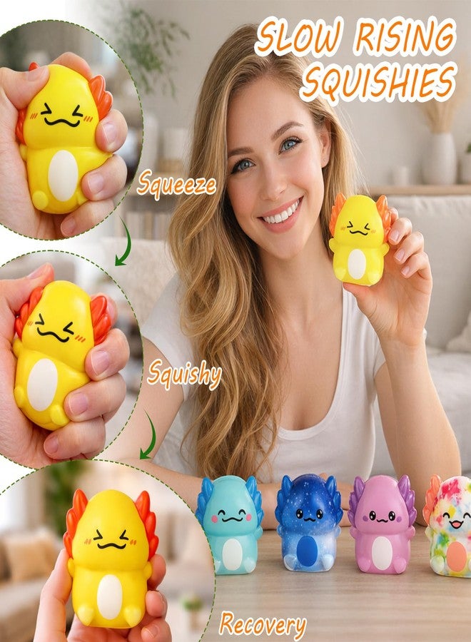 MIRJXB Axolotls Squishy, 12PCS Lovely Slow Rise Decor, Soft Axolotls Decorations for Home Deor and Stress Relax - Image 3