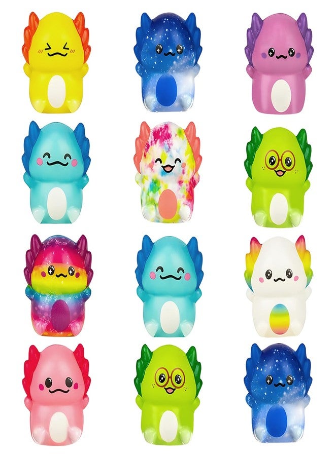 MIRJXB Axolotls Squishy, 12PCS Lovely Slow Rise Decor, Soft Axolotls Decorations for Home Deor and Stress Relax - Image 1