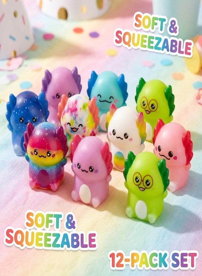 MIRJXB Axolotls Squishy, 12PCS Lovely Slow Rise Decor, Soft Axolotls Decorations for Home Deor and Stress Relax - Image 4