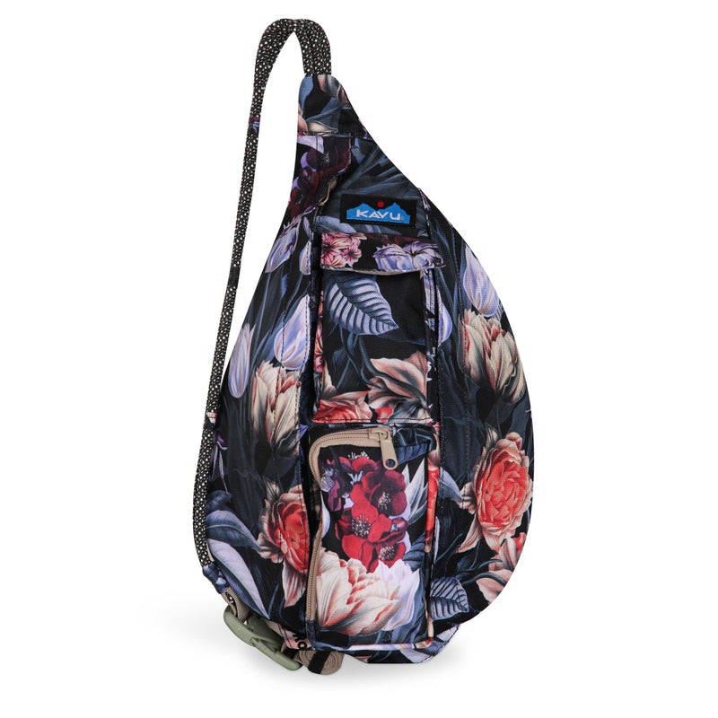 KAVU Mini Rope Sling Pack with Adjustable Rope Shoulder Strap, Winter Bliss - Image 1