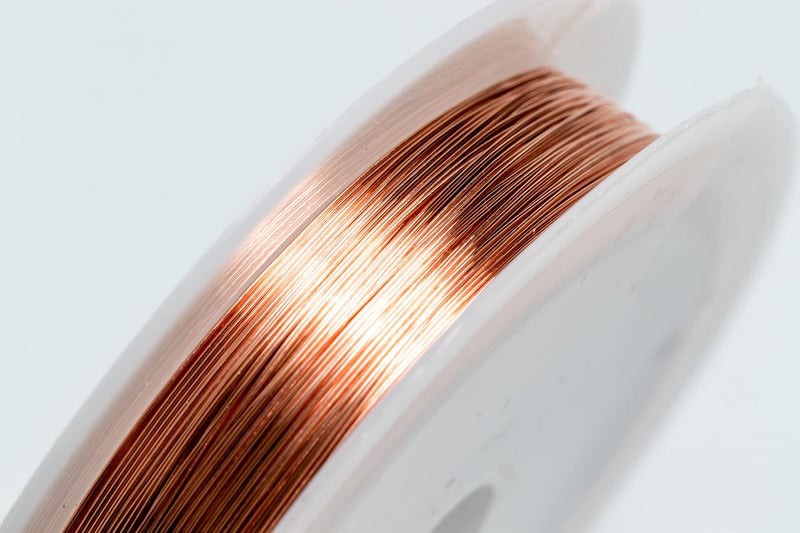 Craft Wire 22 Gauge, 1 Ounce (97.5FT) 99.9% Pure Copper Wire (Half Round) Dead Soft CDA #110 Made in USA by CRAFT WIRE - Image 2