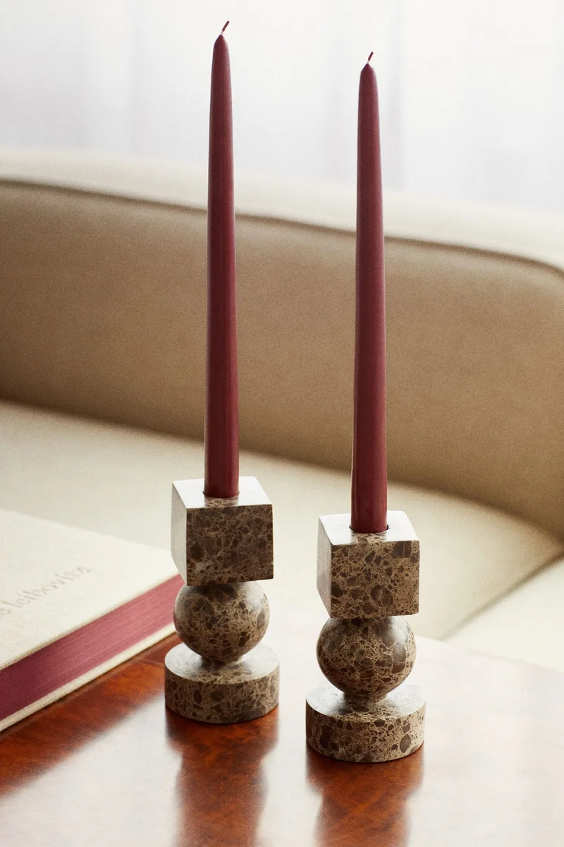 H&M Marble candlestick