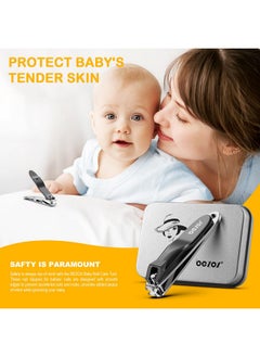BEZOX Safe Baby Nail Clippers, Small Jaw Kids Nail Clipper Trimmers For Infants, Child And Toddlers, Precision Nail Grooming Tool For Tiny Fingers And Toes - Black  - Image 2