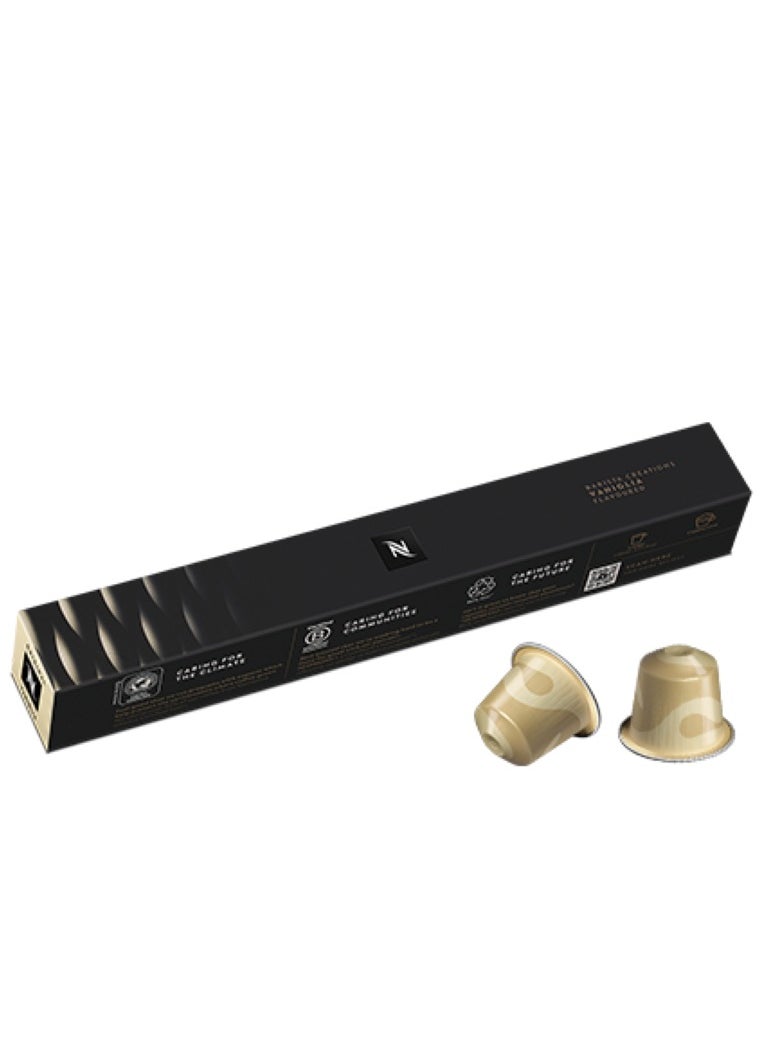 Nespresso Nespresso Vaniglia Barista Creations Roasted Coffee Capsules, Original Line - 10 capsules in 1 Sleeve  - Image 1
