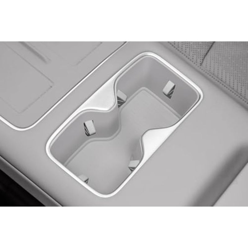 Center Console Cup Holder Compatible with BYD Leopard 7/ Titanium 7 2025 2026 Interior Accessories, Premium Silicone Drink Holder Insert Grey - Image 1
