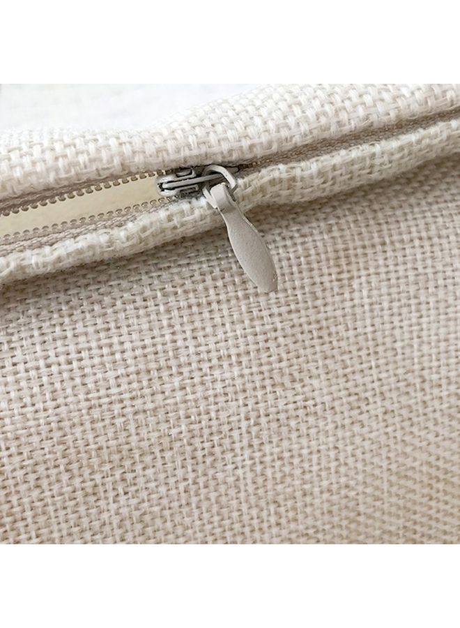 نيبمينينت غطاء وسادة ديكور من الكتان بطبعة حيوانات دول الشمال الأوروبي متعدد الألوان 45x45سم - Image 2