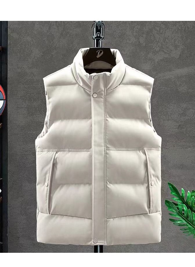 Generic Fashionable And Lightweight Fall-winter Stand-up Collar Vest 