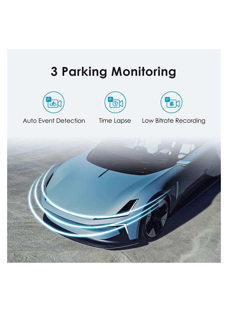 A119 V3 1440P 60fps Dash Cam with GPS, Enhanced Super Night Vision with True HDR and Starvis Sensor, Car Dash Camera 140° Wide Angle, 2.0‘’ LCD, Smart Parking Mode 24H