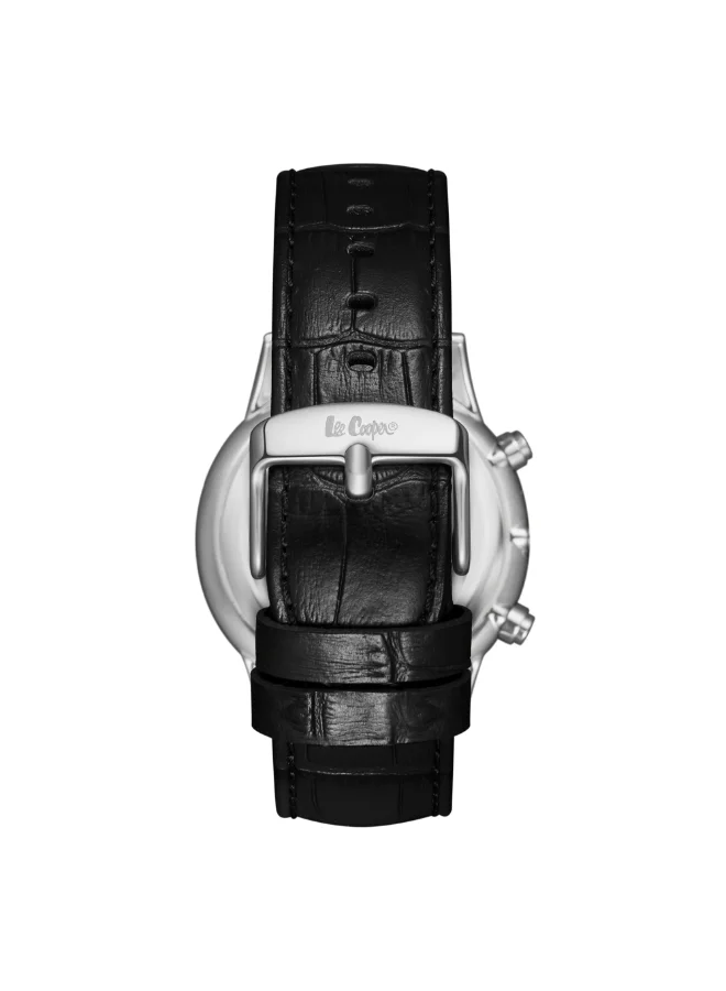 لي كوبر Men's Leather Multi Function Watch LC08154.351 - 44 mm