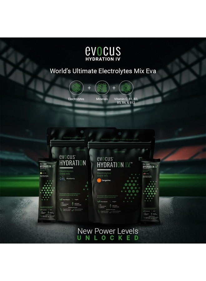 Hydration Iv Electrolyte Drink Mix Powder | Cranberry | Energy Drink | Instant Hydration (Pack Of 12)