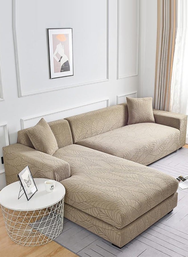 Sofa Cover,Thickened  Jacquard Sofa Slipcover，Anti-Slip Furniture Protector，Universal Stretch Sofa Seat Cushion Cover190 x 230cm - Image 1