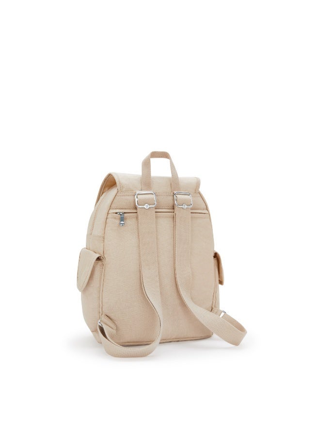 kipling City Pack Small backpack Sparkled Beige - Image 5