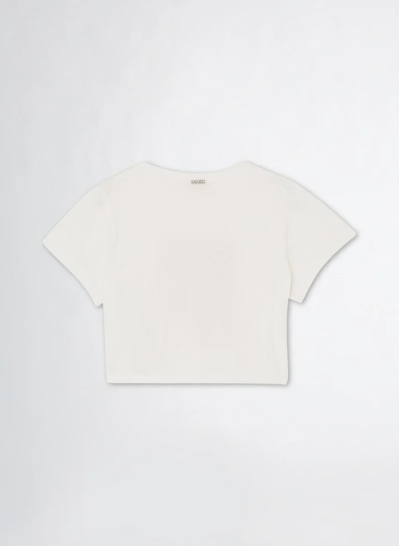 Liu Jo Cotton T-shirt with print