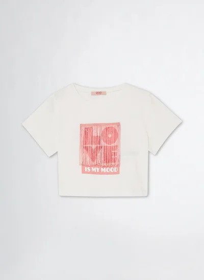 Liu Jo Cotton T-shirt with print