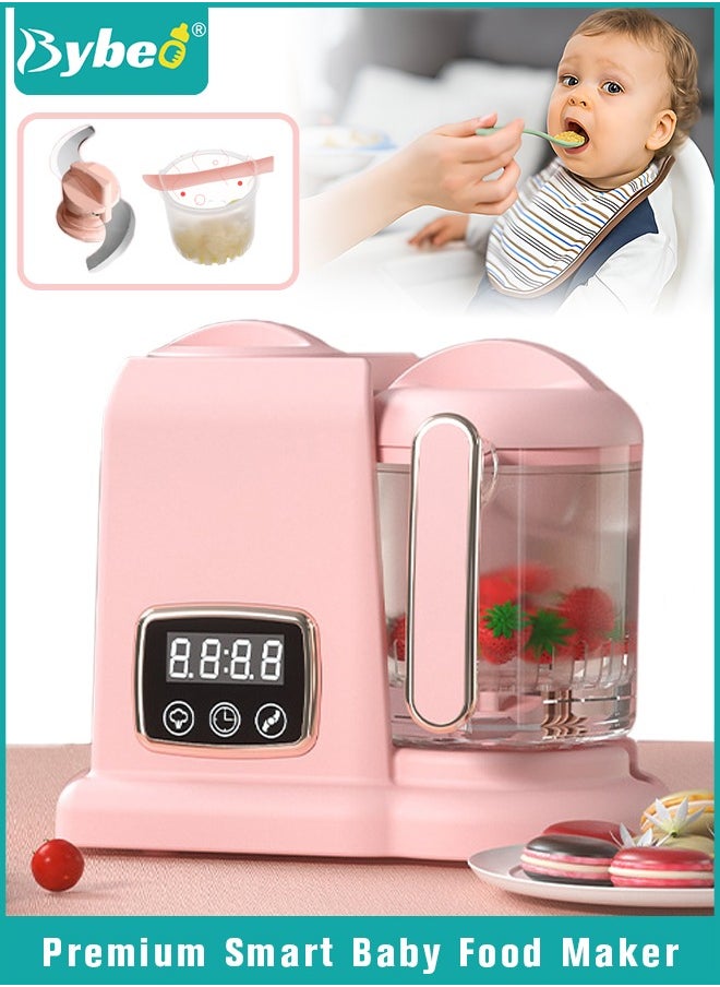 4 in 1 Baby Food Maker, Baby Food Processor, Baby Food Blender, Steamer Grinder Heater Mills Machine, Healthy Homemade Baby food, Auto Cooking & Grinding with Self Cleans Touch Screen LCD Display - pzsku/Z653C57AD2B1DDF03006AZ/45/_/1719485107/e1a22611-e936-4242-ac6f-bd43874f3534