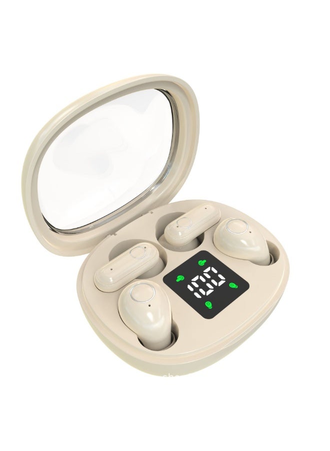 سماعات أذن لاسلكية مزدوجة، سماعات رأس بلوتوث لاسلكية، صوت هاي فاي، زمن انتقال منخفض، تقليل الضوضاء، سماعات أذن بيضاء أرجوانية سوداء