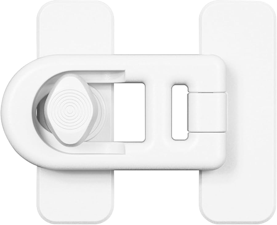 Generic White Magnetic Fridge Child Lock Keyless Safety Fastener For ...