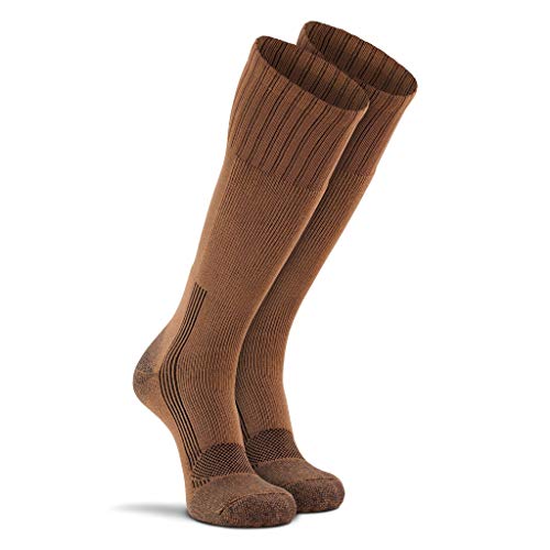 Fox River Tactical Boot Socks, Mid-Calf, Wick Dry, Quick Dry Fibers, Memory-Knit Construction, Shock Absorbing, Army Colors, Coyote Brown, Medium - Image 1