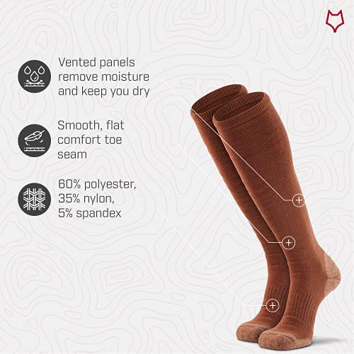 Fox River Tactical Boot Socks, Mid-Calf, Wick Dry, Quick Dry Fibers, Memory-Knit Construction, Shock Absorbing, Army Colors, Coyote Brown, Medium - Image 4