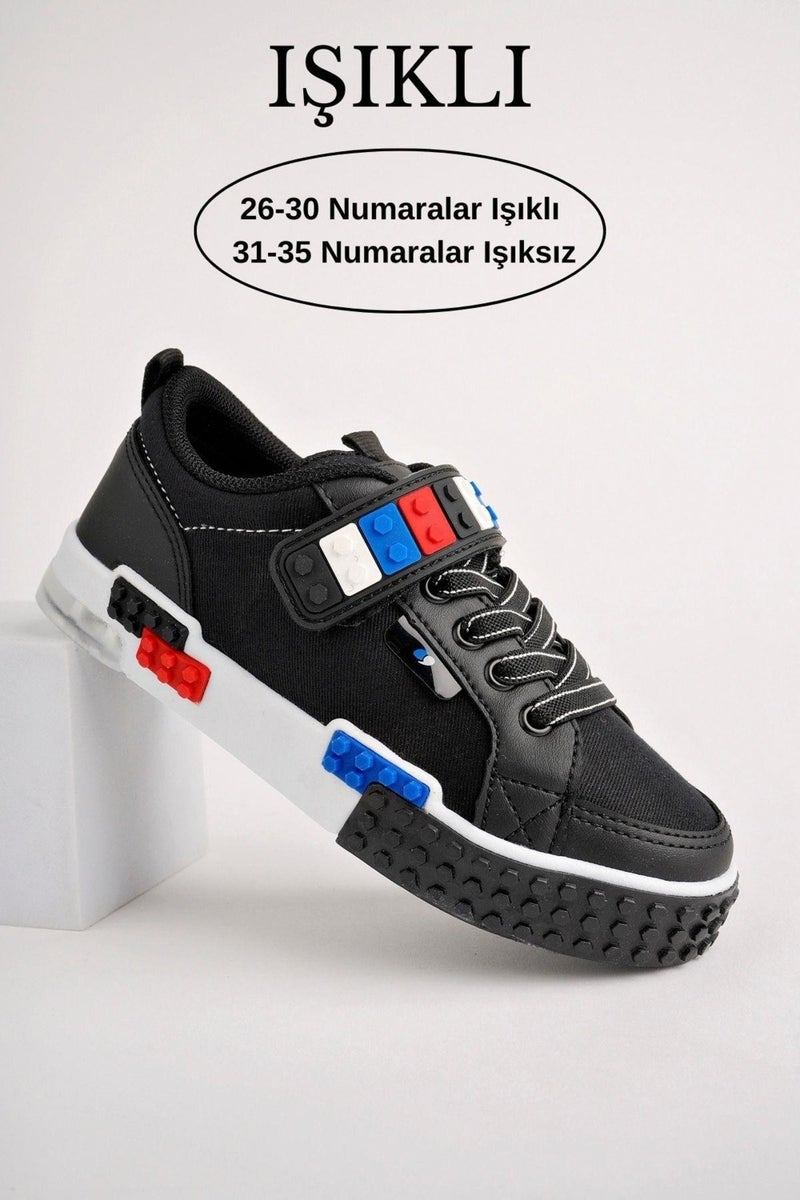 muggo Sonic Lego Laced and Velcro Children's Sneakers  - Image 1