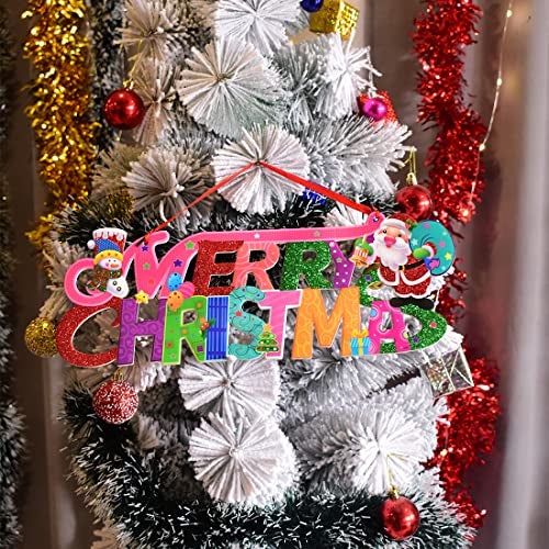 ARCHIES Christmas Tree Decorations Items 1 Merry Christmas Wall Hanging | Christmas Tree Decoration Item | Xmas Ornaments | Hanging Ornaments - CHRI A93 - Image 2