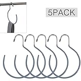 OVOV OVOV Home Storage Set of 5 Belt Ring Hanger Portable Multi-use Closet Organizer for Belts Ties Scarves  - Image 1