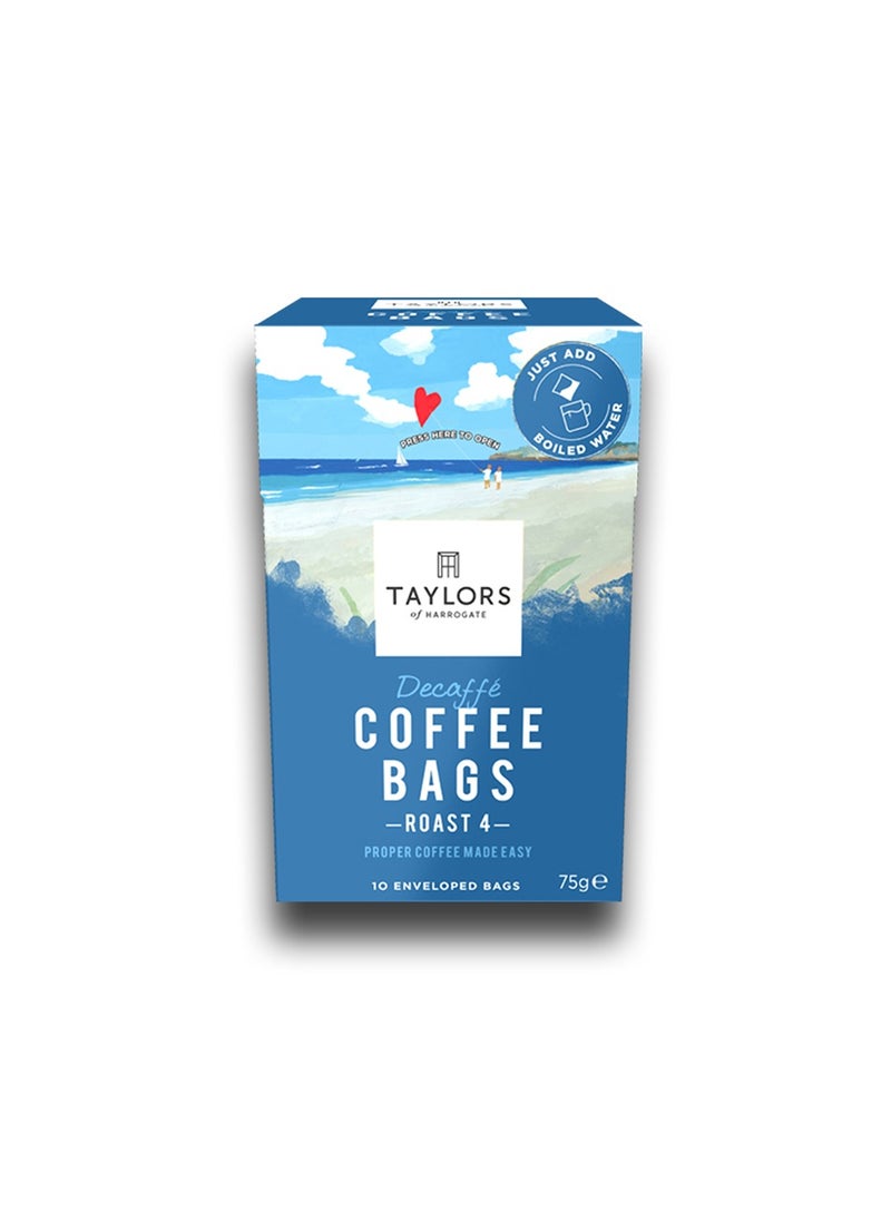 Taylors Of Harrogate Taylors Of Harrogate Decaffe 10 Coffee Bags 75grams 