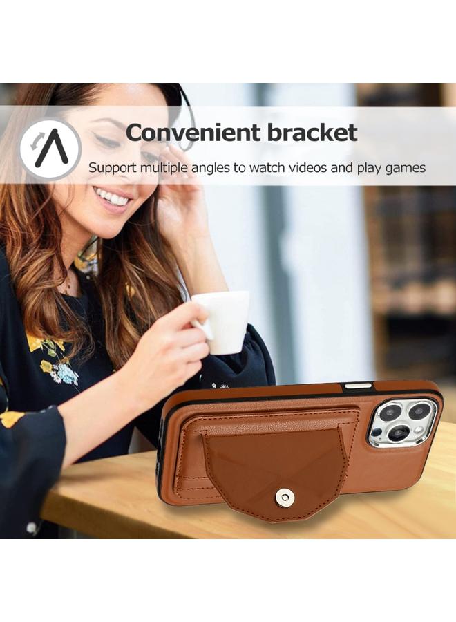 Zaboon Case For iPhone 13 Pro Max Shockproof Leather Phone Case with Card Holder - Image 5