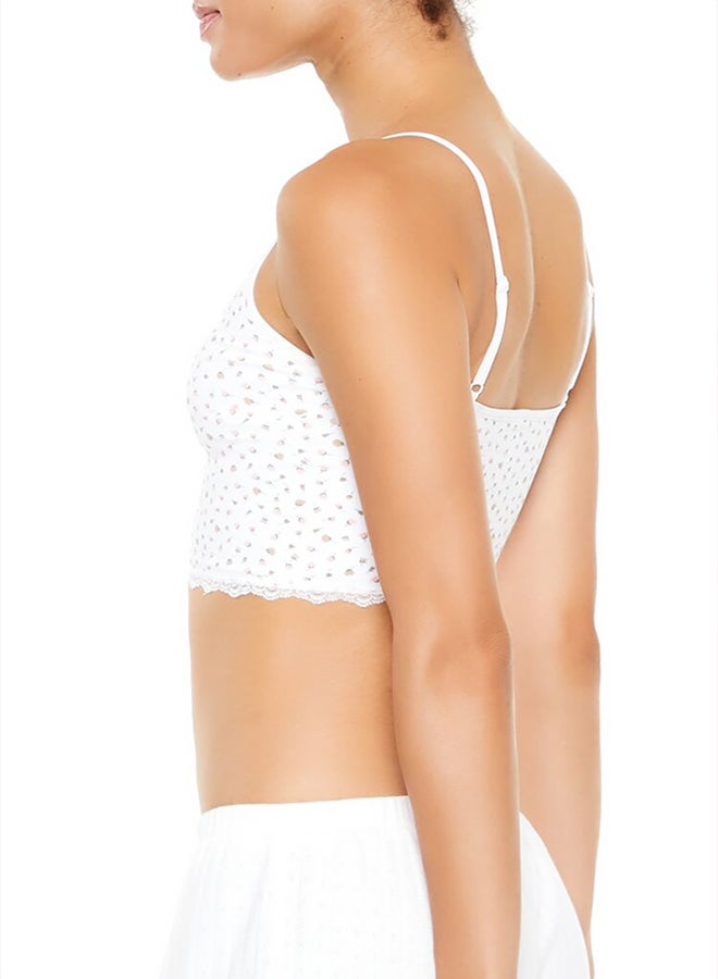 FOREVER 21 Seamless Floral Longline Bralette - Image 3