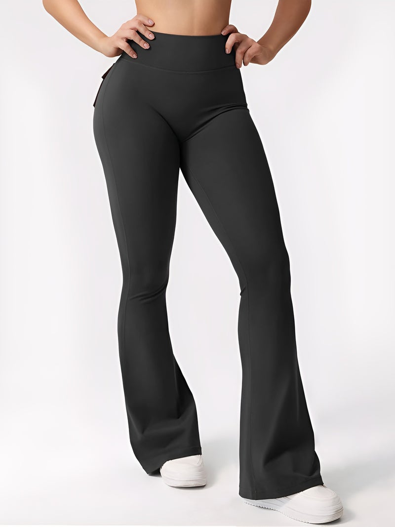 Workwear Pocket Pants Elastically Tight High Waist Fitness Pants Women'S Summer Fitness Yoga Running Hip Lifting - Image 3