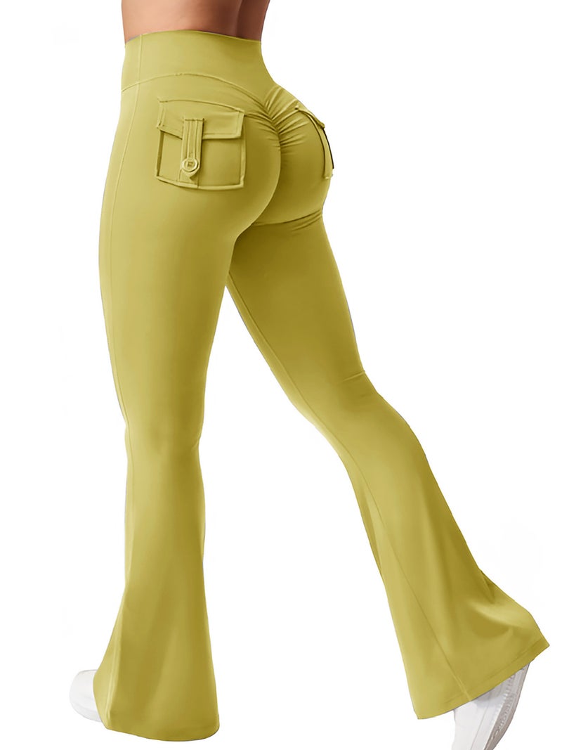 Workwear Pocket Pants Elastically Tight High Waist Fitness Pants Women'S Summer Fitness Yoga Running Hip Lifting - Image 5
