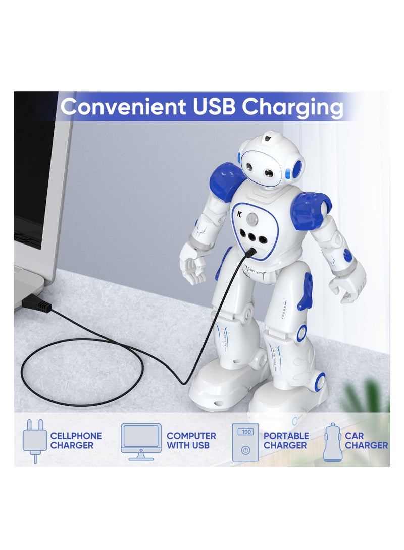 SOLARAE RC Robot Toys for Kids, Gesture-Sensing Smart Programmable Robot, Convenient USB Charging, Fun Music & Dance, Remote Control Robot Toys, for 5-15 Year Old Boys Girls Ideal Birthday Gift - Image 5