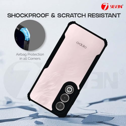 7-Seven 7SEVEN® Ipacky Back Cover for Oppo K12x 5G Mobile Back Case Shock Proof Design Camera Edges Protection Crystal Clear Phone Case Precise Cutouts Matte Black Soft Bumper Phone Cover - Image 4