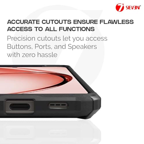7-Seven 7SEVEN® Ipacky Back Cover for Oppo K12x 5G Mobile Back Case Shock Proof Design Camera Edges Protection Crystal Clear Phone Case Precise Cutouts Matte Black Soft Bumper Phone Cover - Image 5