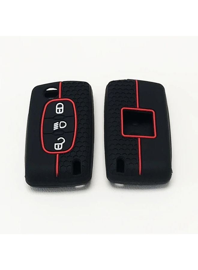 غطاء حامي مفتاح ذكي من Black Flip 3 أزرار - Image 3