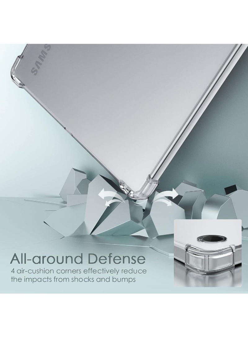 Case Cover for Samsung Galaxy Tab A9 8.7 inch(SM-X110 SM-X115 SM-X117) Air Slim Fit Shockproof Crystal TPU Protective Case Cover for Samsung Galaxy Tab A9 2023