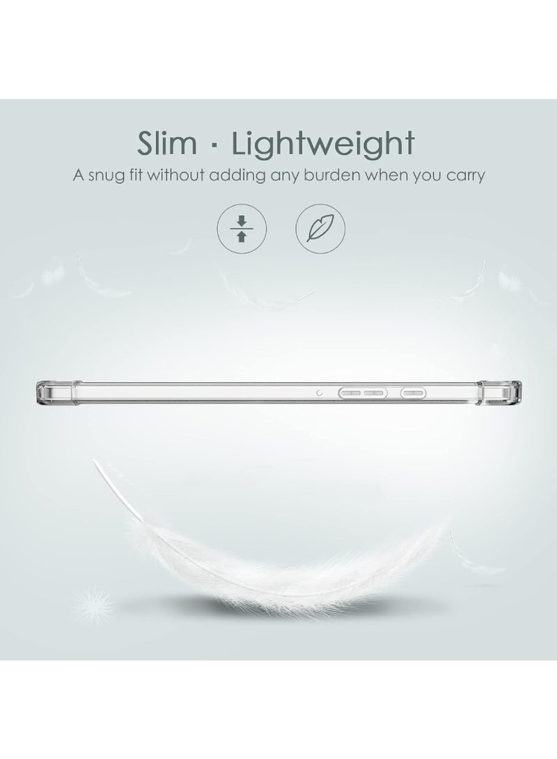 Case Cover for Samsung Galaxy Tab A9 8.7 inch(SM-X110 SM-X115 SM-X117) Air Slim Fit Shockproof Crystal TPU Protective Case Cover for Samsung Galaxy Tab A9 2023