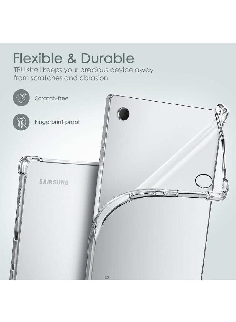 Case Cover for Samsung Galaxy Tab A9 8.7 inch(SM-X110 SM-X115 SM-X117) Air Slim Fit Shockproof Crystal TPU Protective Case Cover for Samsung Galaxy Tab A9 2023