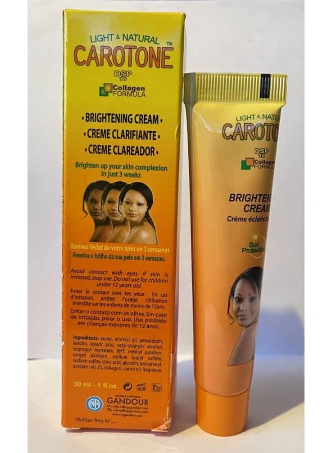 Carotone Brightening Formula 3 IN 1 Cream Tube 30ml